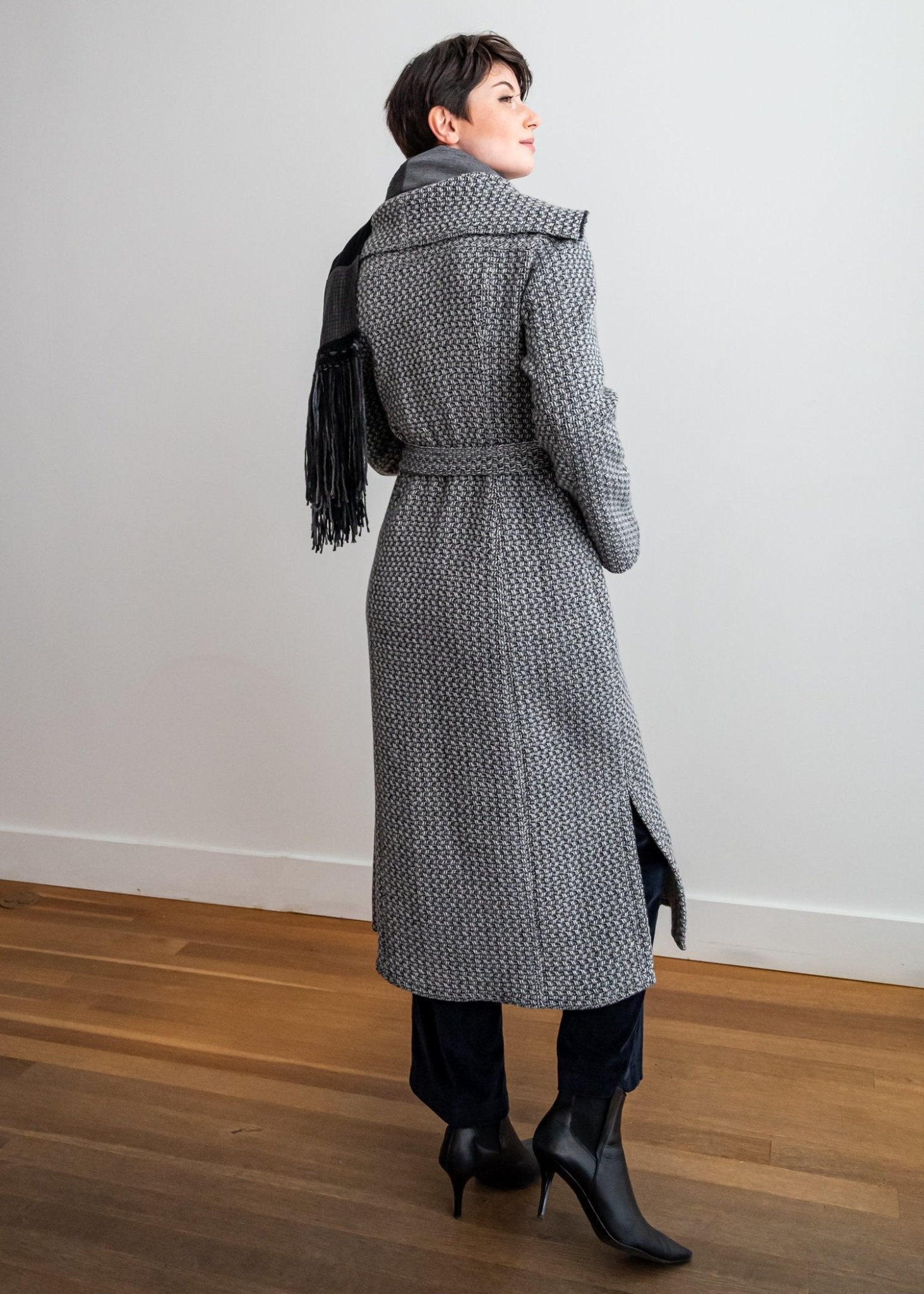 Manteau 650 Gris - Atelier Boutique Isabelle Elie