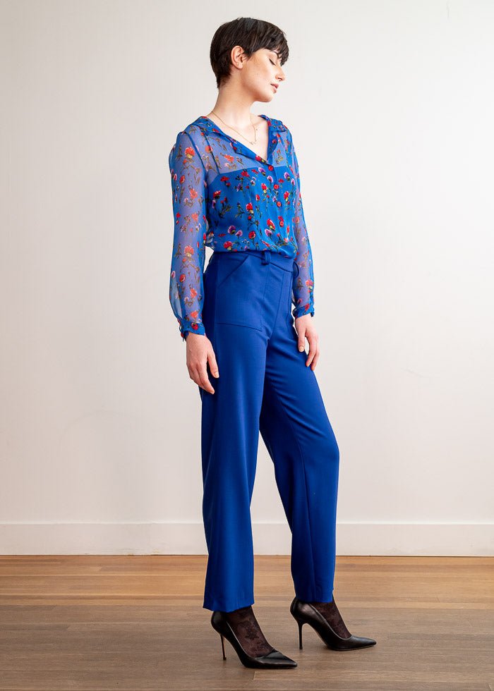 Pantalon 773 Bleu - Atelier Boutique Isabelle Elie