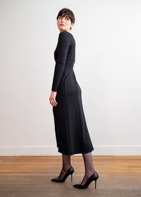 Robe Noir 5297 - Atelier Boutique Isabelle Elie