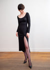 Robe Noir 5297 - Atelier Boutique Isabelle Elie