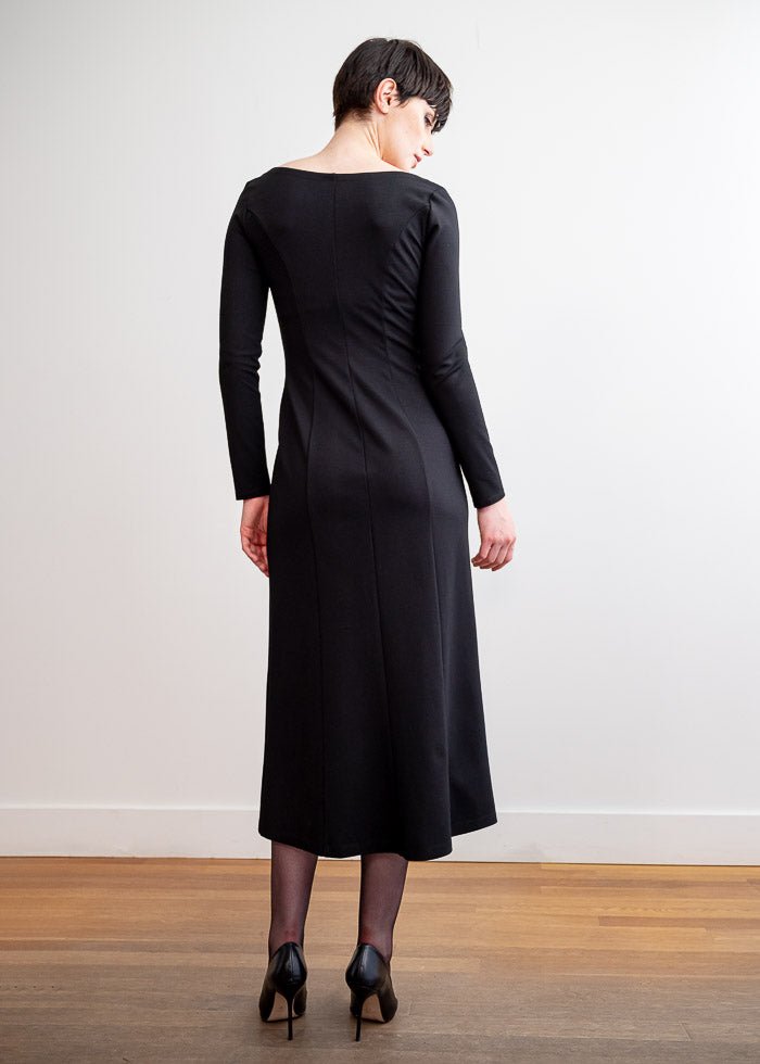 Robe Noir 5297 - Atelier Boutique Isabelle Elie